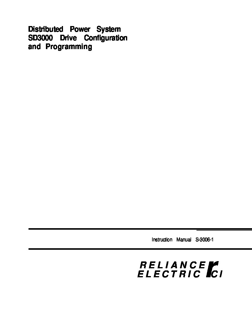 First Page Image of 57401-1 Drive Instruction Manual S-3006-1.pdf